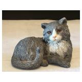Wiskerï¿½s Cat Figurine Signed 1985