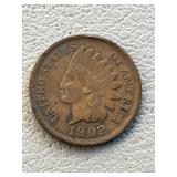 Vintage 1902 U.S. Indian Head Penny