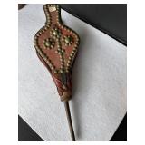Vintage  Fireplace  Pair of Antique Bellows