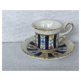 Miniature Reutter Porzellan Teacup/Saucer