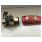 2 Miniature Cars 1 ornament, 1 Ferrari 348tb