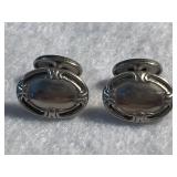 2 Silver Toned Cuff Links