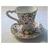 Reutter Porzellan  Miniature Teacup on Saucer