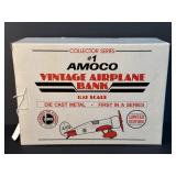 AMOCO #1 VINTAGE AIRPLANE BANK LR NIB