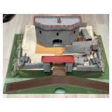 Vintage 1950s handmade medieval play set large