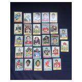 Lot of (27) Vintage 1970ï¿½s Football Cards