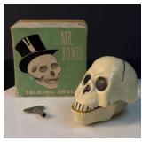1954 Fishlove MR. BONES TALKING SKULL IN BOX -