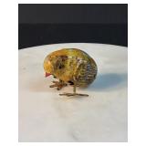 Vintage Tin Litho Hopping Chick Wind Up Toy