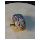 Rare Vintage Hong Kong Wind Up Litho Bunny R