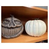 (2) Decorative Halloween Props (Pumpkin, etc)