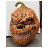 HUGE Scary Lighted Pumpkin Decoration