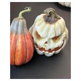 (2) Decorative Halloween Props (Pumpkin, etc)