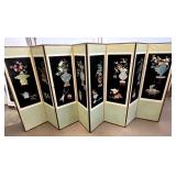 Fantastic 8-Paneled Double-Sided Oriental Screen