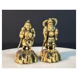 Vintage Japanese Hand Carved Lucky Gods Figurines