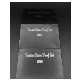 United States proof Set 1982/1981/1980