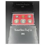 United States Proof Set 1981/1982