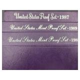 United  states proof set 1987/ 1989/ 1987