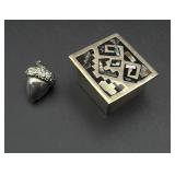 Silver decorations