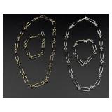 2set of necklaces and wristbands