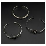 Silver bracelets