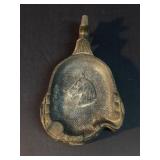 Vintage Cast Brass Horse Design Ashtray