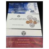 US Mint Uncirculated Coin 1999/1988/1987