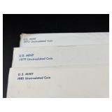 US Mint Uncirculated Coin 1973/1979/1981