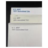 US Mint Uncirculated Coin 1977/1976/1974