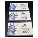 United States Mint  Proof 2002/2002/2006