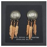 Silver earrings
