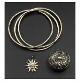 Silver jewelry