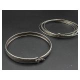 Silver bracelets