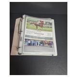 Notebook w/Horseracing Memorabilia