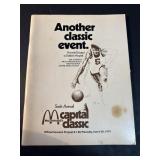1979 McDonalds Capital Classic Program