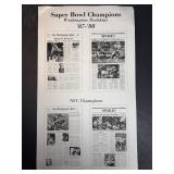 87-88 Redskins SB NFC Champions Poster