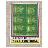 Vintage 1974 Checklist #498