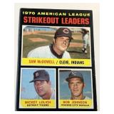 Vintage Card -1970 Strikeout Leaders- 71