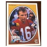 Vintage Card - Joe Montana- 6 of 9 Football