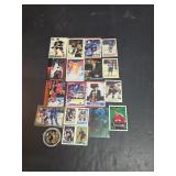 Lot of Vintage Hockey Cards, Coin, etcï¿½
