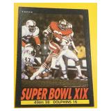 Vintage Card -Football -Super Bowl XIX #9