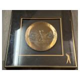 Golf Metal Plate