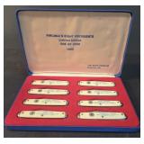 *8 Pocket Knife Set Virginia's Presidents 1980