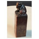 Hand Craved Stone Chinese Animal figurative Stamp