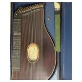 antique german zither. Original