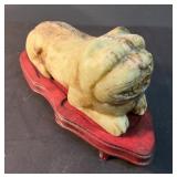 Vintage Hand Craved Stone Figurine