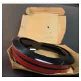 Black Rubber Car Rare Spoiler Trunk Molding Lip