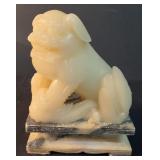 Chinese Carved Stone Fengshui Foo Fu Dog