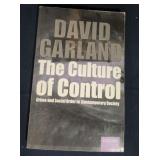 The Culture of Control by David Garland