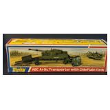 Dinky AEC Artic transporter with Chieftain Tank