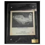 Vintage Photograph of Car  Advertise